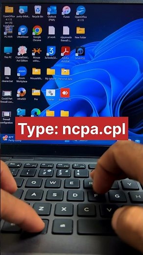Windows shortcut keys for accessing network connections #windows #pctips #viralvideos #shorts