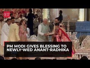 PM Modi arrives at the Ambani wedding, gives blessing to newly-wed Anant Ambani-Radhika Merchant