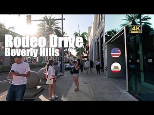 🛍️4K 🇺🇸 Rodeo Drive, Beverly Hills – World's Most Expensive Shopping Street | Walking Tour CA, USA