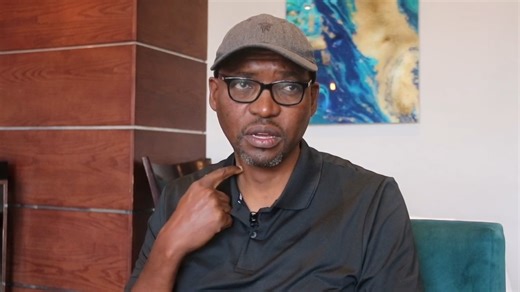 Zambia delegation leader Chisanga Pule speaks to the FAZ Media Team after the team's competition at the COSAFACup 2025. | Football Association of Zambia (FAZ)