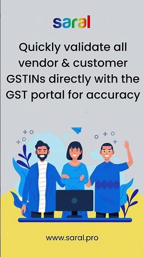 Smart GSTIN Verification & Auto Data Fetch with Saral Pro