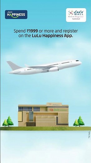 Turn every shopping trip into a chance to take off ✈️✨Shop, Win & Fly at LuLu Mall Hyderabad