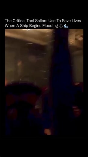 Mindset Alchemyx on Instagram: "When a ship’s hull is breached, flooding can spread in seconds. 😳 But sailors are trained to fight it with precision. They use a system called shoring, which involves sealing leaks with a tool known as a shore. The process reinforces weak sections of the ship using beams, clamps, and wedges to hold back the incoming pressure. By stabilizing the damaged area and isolating the flooding, crews can keep the vessel afloat long enough for full repairs. Love Technology?