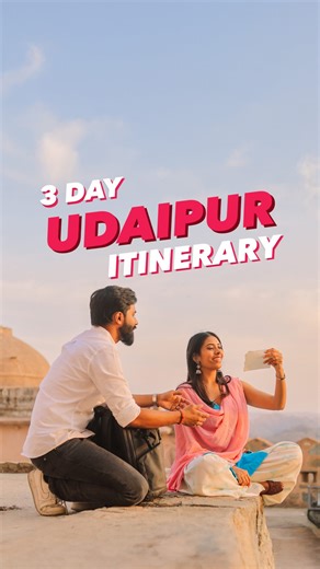 Prakriti Arora | Ashish ✈️ Travel Couple on Instagram: "Live your Bunny & Naina dream in Udaipur ❤️⤵️ We went to Udaipur for the THIRD time and found all the best cafes (new and old) that you need to try, day-trips that you have to go on, and the best places to stay. STEAL our complete UDAIPUR GUIDE ✈️❤️ Comment ‘Take me to Udaipur’ to access our complete travel guide✨ You get all this and more ⤵️ 🍽️ • Best restaurants and cafes to visit (new ones too) 🏩 • Best hotels to stay (all budget) 🛍️ 