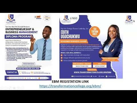 Transformation College of Business and Technology Introduction to 2026 Programs