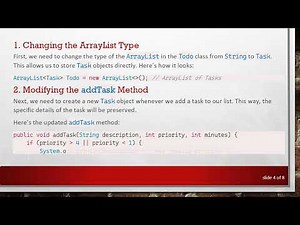 How to Create a Task and Todo Program in Java