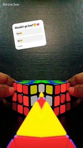Rubik's cube Magic🪄✨ mirror effect ❤️ #cube #speedcubing #stuticubetricks