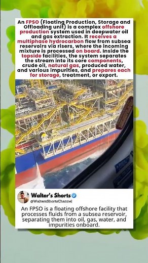 How an FPSO Works 🌊🛢️ | Floating Oil Production Explained