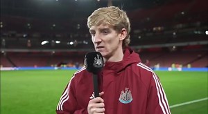 Excellent interview with AG10 ⚡️ Includes nod to the fans and that Henry goal celebration 🖤🤍👏🏻 | We R Toon Army