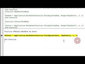 Excel VBA Tips n Tricks #11B Pay Period Start and End Date - CUSTOM FUNCTION