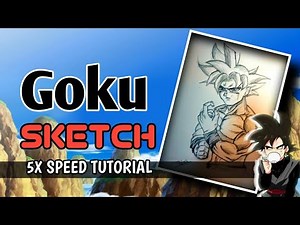 How To Draw Goku Sketch From Dragon Ball | Goku Sketch | dragon Ball z | #drawing #art #dragonball