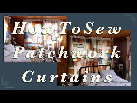 How I Made $2000 Curtains for $100 - DIY Korean Pojagi Patchwork Sewing