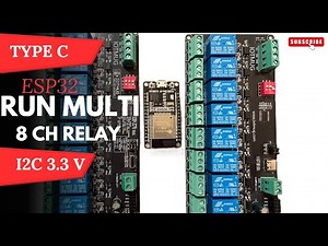 8-Channel I2C Relay Board Explained | Dual Power, ESP32 3.3V Demo & Multi-Board Control!