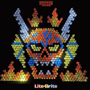 Getting spooked by Stranger Things season 4? Brighten up your day with the Stranger Things Lite Brite on Netflix.shop, and be sure to tag us in all your Lite Brite masterpieces! | Netflix.shop