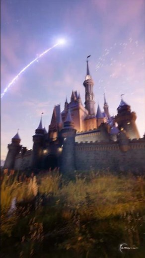 Found the Disney Castle🤯🤯🤯 fan-art cgi recreation!🤯🤯🤯