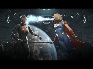 Superfight - Catwoman vs Supergirl | Injustice 2 Gameplay [4K 60FPS]