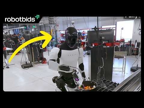 Tesla Releases Video of Optimus Working (It can cook)