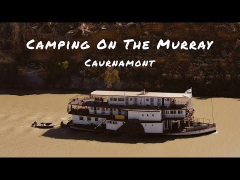Camping on the Murray River at Caurnamont. Campfire Catch & Cook
