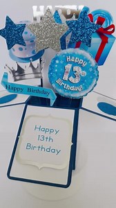 Boy 13 Card in a Box/3d Card - Etsy Australia