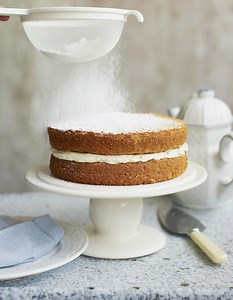 Génoise fourrée mascarpone citron Thermomix pour 6 personnes - Recettes - Elle à Table