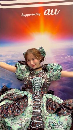 🌏💚 本日のなちこ 💚🌏はっ！みぃて！宇宙にきました〜 🚀🧑‍🚀💚 #小川奈々子 #CDJ2526 #CANDYTUNE #きゃんちゅー