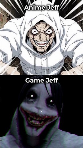 Game Jeff The Killer vs Anime Jeff The Killer JUMPSCARE #Shorts #JeffTheKiller #Gaming