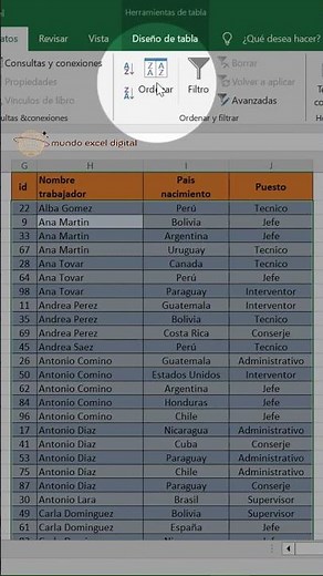 Cómo Ordenar y Filtrar Tablas en Excel | Guía Rápida y Fácil 2024 #tutorial