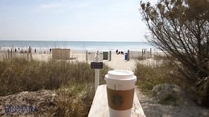 Happy Monday! Stop by the Pinnacle building and grab your favorite cup of Starbucks coffee and a pastry at our very own Compass Joe! We make sure your vacation can include your favorite morning ritual including a delicious cup of java. Click https://bit.ly/2GfMNfD to learn more! | Compass Cove Oceanfront Resort