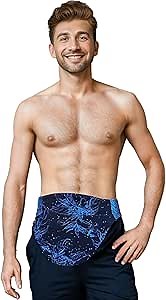 Ostomy Belt | Leak & Odor Protection | Abdomen Ostomy Bag Covers for Men and Women | Sports and Daily Life | Size L, Celestial Plumes