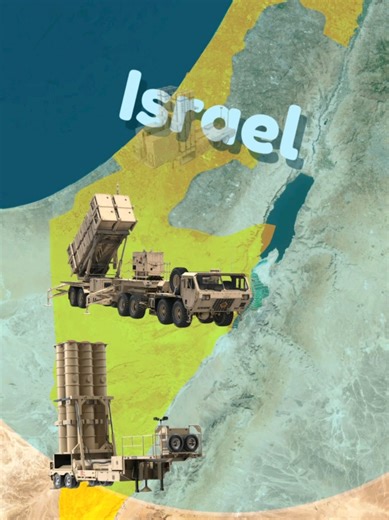 What Happens If Iran Launches 20 Strikes at Israel? #Iran #Israel #map #geography #breakingnews