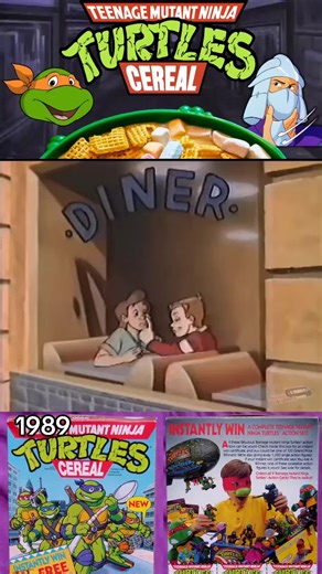 Teenage Mutant Ninja Turtles Cereal 1989. #80s #nostalgia #cartoon #ninjaturtles #tmnt