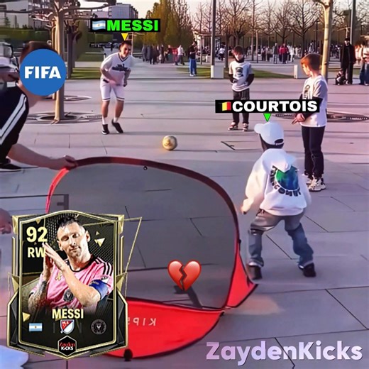 Messi & Fifa x Courtois Penalty Skills 🤣🔥