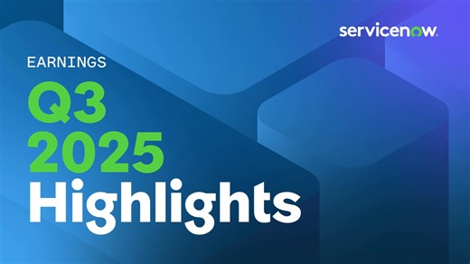 Strong results. Stronger momentum. We’re building the future of enterprise AI one quarter at a time. Q3 was all about action, innovation, and results—catch up on all the highlights here: http://spr.ly/61817ENU3 | ServiceNow