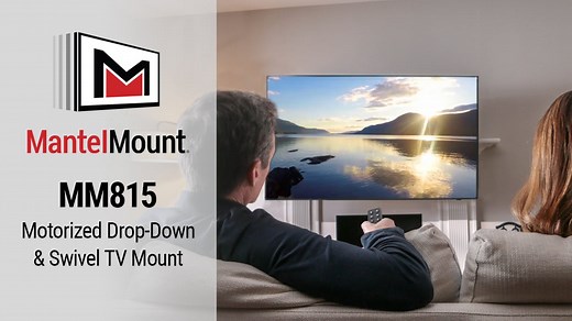 MM815 Motorized Drop Down & Swivel TV Mount Product Video