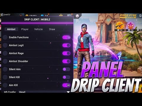 PANEL DRIP CLIENT🟣PARA TODOS LOS DISPOSITIVOS MOD MENU GRATIS