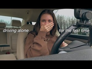 driving alone for the FIRST time + getting my drivers license!!