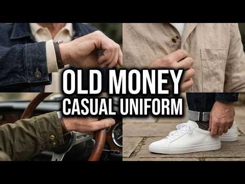 The "Quiet Luxury" Casual Uniform: 5 Off-Duty Rules for Men Over 50 | old money lifestyle