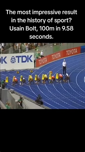 Usain Bolt's 100m World Record in 9.58 Seconds