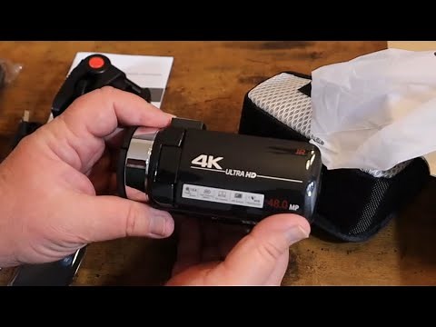 4K Ultra HD Camcorder with 48MP Video Camera