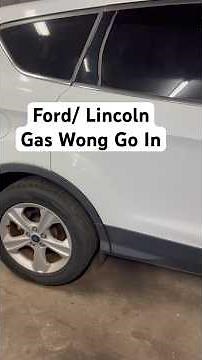 Ford/ Lincoln Gas Won't Go In?