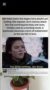 You KNOW Nothing Jon SNOW" — The Iconic Line That Defined Jon & Ygritte's Love Story #gameofthrones