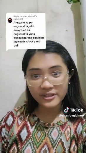 Replying to @after_shock3 ako talaga yun..hahahaha #shanleyglaine #ventriloquism #ventriloquist #puppetry #fyppppppppppppppppppppppp #fyp #viral
