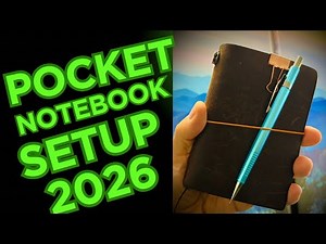 My 2026 EDC Bullet Journal Setup | Traveler’s Notebook Passport Size Plan With Me