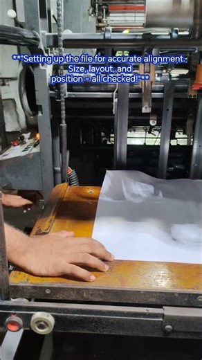 *"File Alignment Before Paper Load – Perfect Start!"* #foryou #shorts #machine #offsetprinting #sri