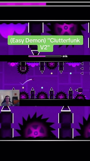 Easy Demon Clutterfunk V2 Gameplay