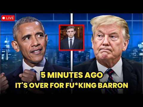 Trump Stunned as Barack Obama Turns Barron Trump’s Insult Around in Just 8 Seconds