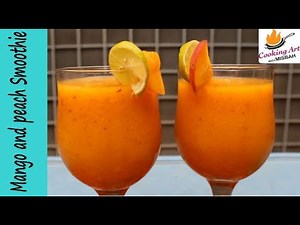 Mango and Peach smoothie