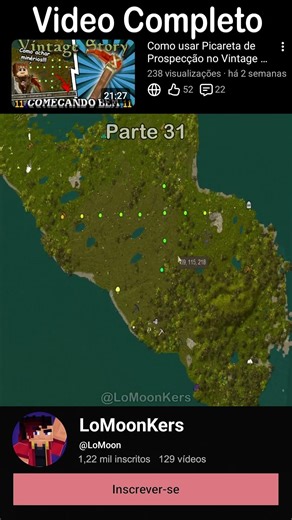 Conheça Vintage Story o jogo melhor que Minecraft #minecraft #minecraftshorts #minecraftmemes #memes