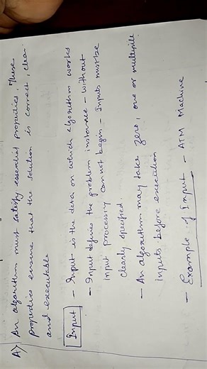 Characteristics of Algorithms