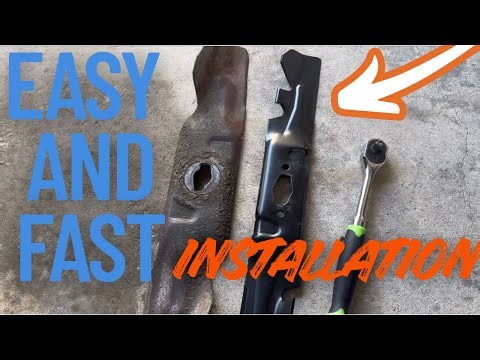 Installing Jowlawn mulching blades on Cub cadet xt1 st54 